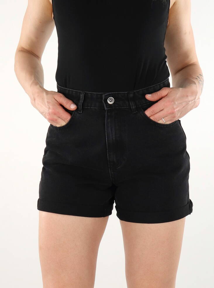 Only Damen Jeans Shorts Vega Life HW schwarz - Damen Shorts und Capris - 131471 - 1