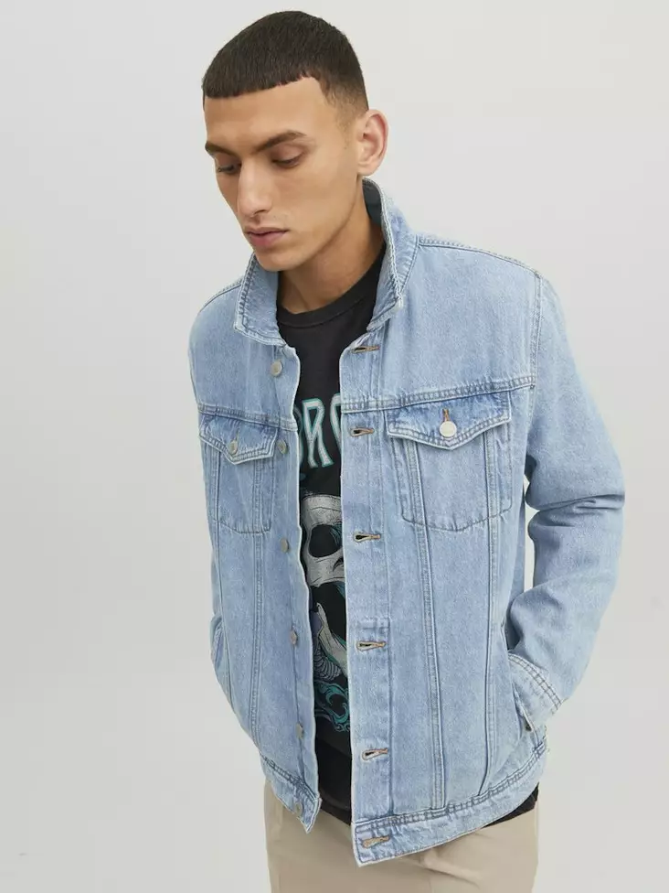 Jack&Jones Herren Jeansjacke Jean Blau Denim - Herrenjacken - 136411 - 1