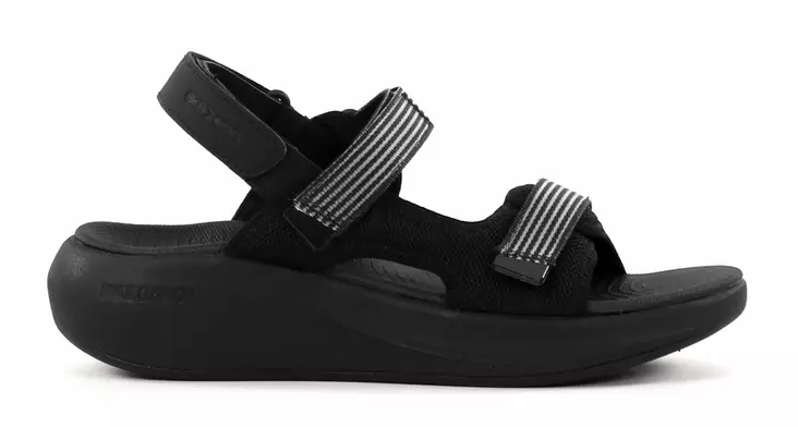 Skechers Damen Sandalen 141600/BBK MAX CUSHIONING ESSENTIAL - TRENDY Schwarz - Skechers Sandalen - 136441 - 1