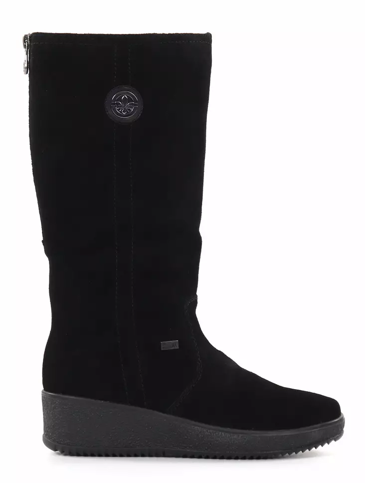 Rieker Wildleder Keilstiefel Y4470-00 schwarz - Rieker Stiefel - 136521 - 1