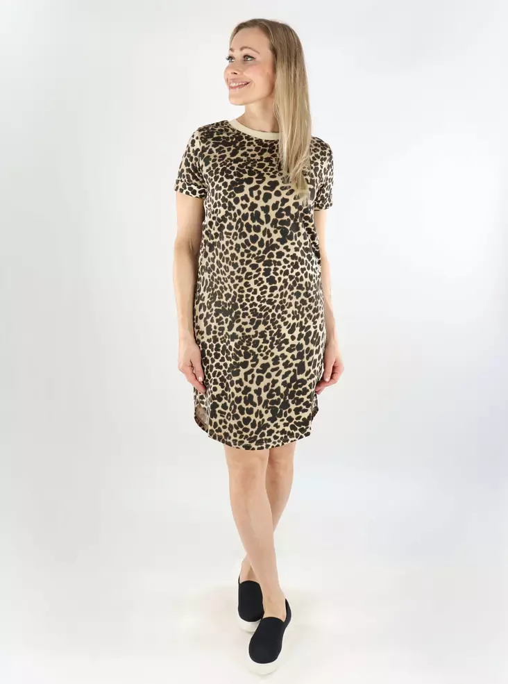 JDY Sweatkleid Neue geröstete Kokosnuss/Leo - Kleider und Tuniken - 138541 - 1