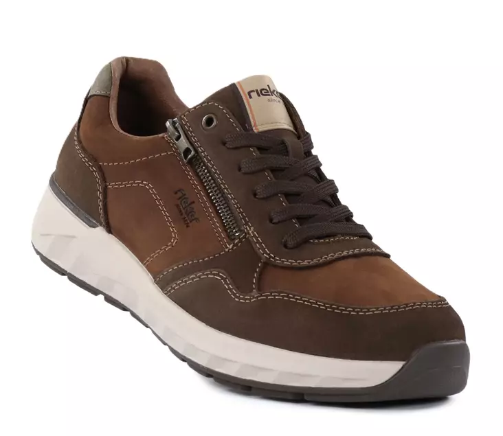 Rieker Herren Weite Schuhe für gelegentliche Spaziergänge 11500-22 braun - Herren Wanderschuhe - 138851 - 1