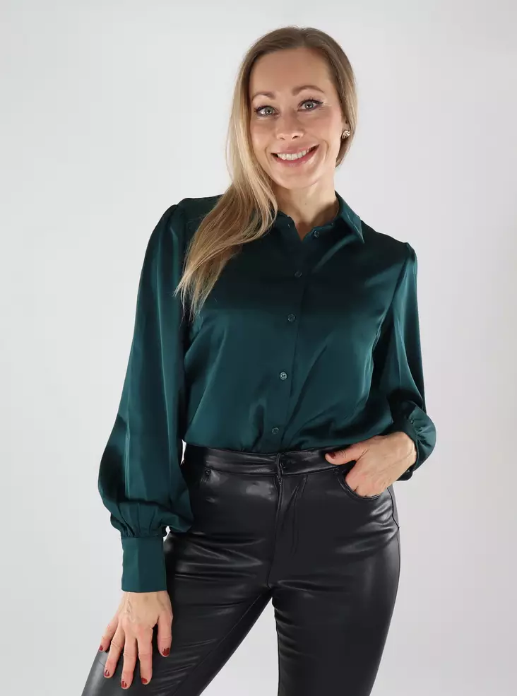 Vila Damenbluse Ravenna Ponderosa Pine - Damenblusen und -hemden - 139441 - 1