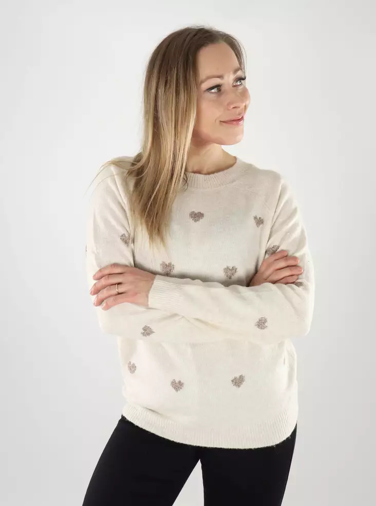 Vero Moda Damenpullover Intarsia Birke/w. emperad - Damenpullover - 139871 - 1