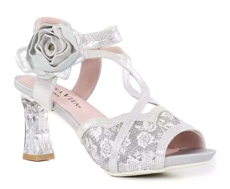 Laura Vita Damen Sandalen/High Heels Nino 13 argent - Damen Sandalen - 140271 - 1