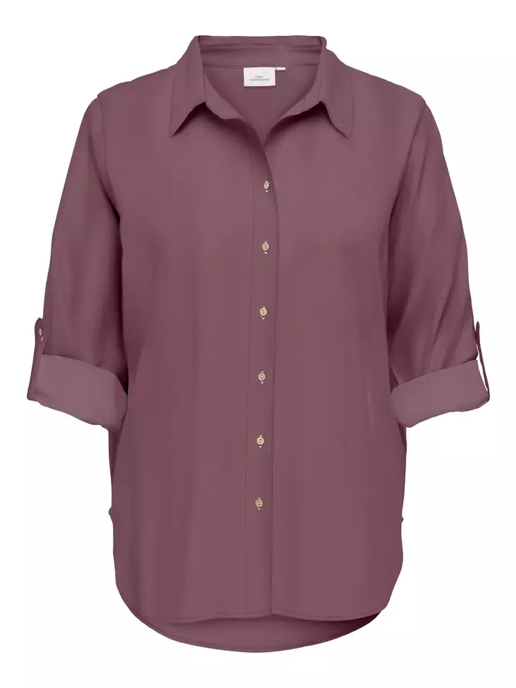 Carmakoma Bluse 3/4 rose braun - Damenblusen und -hemden - 140841 - 1