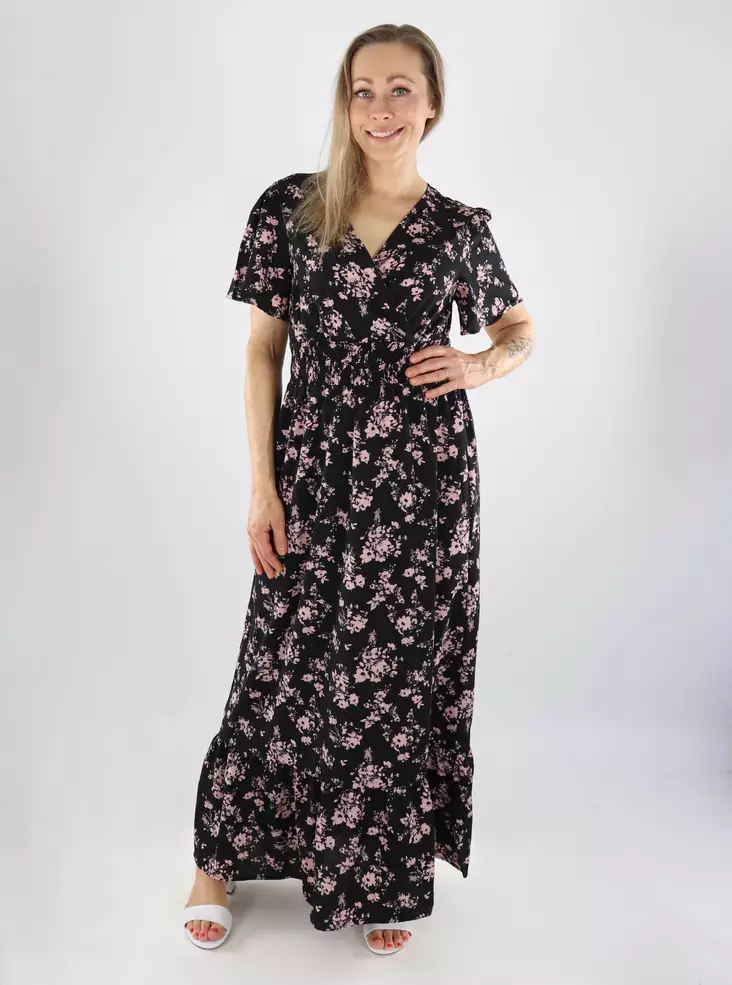 Vila Kleid ankleblack/kirschblüte - Kleider und Tuniken - 140941 - 1