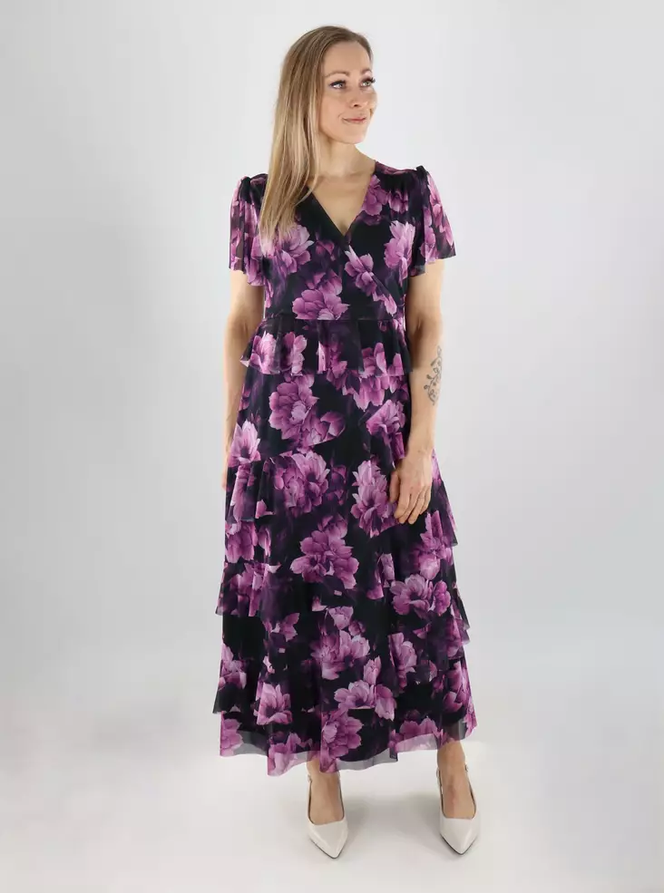 Vero Moda Kleid mit Rüschensaum schwarz/jane - Kleider und Tuniken - 141031 - 1
