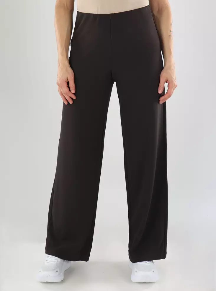 Only Hose MW WIDE PANT Schokoladentorte - Damenhosen - 141521 - 1