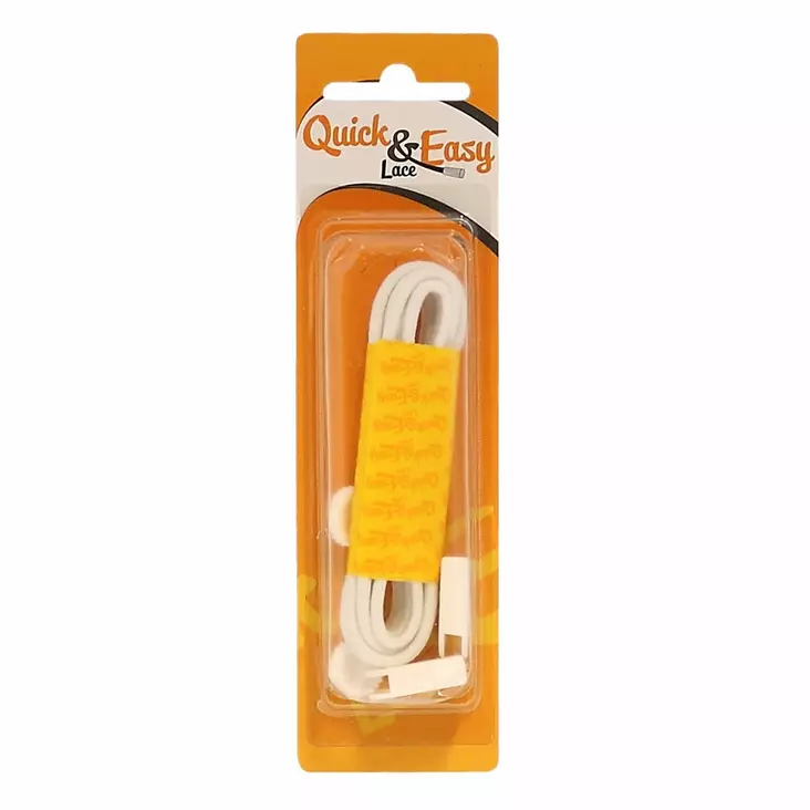 Schnell & Einfach Schnürsenkel 90 cm weiß - Schuhpflegeprodukte - 142381 - 1