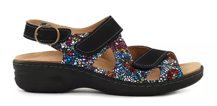 Belvida Damen Sandalen 31007 schwarz/mix - Damen Arbeitsschuhe - 139291 - 1