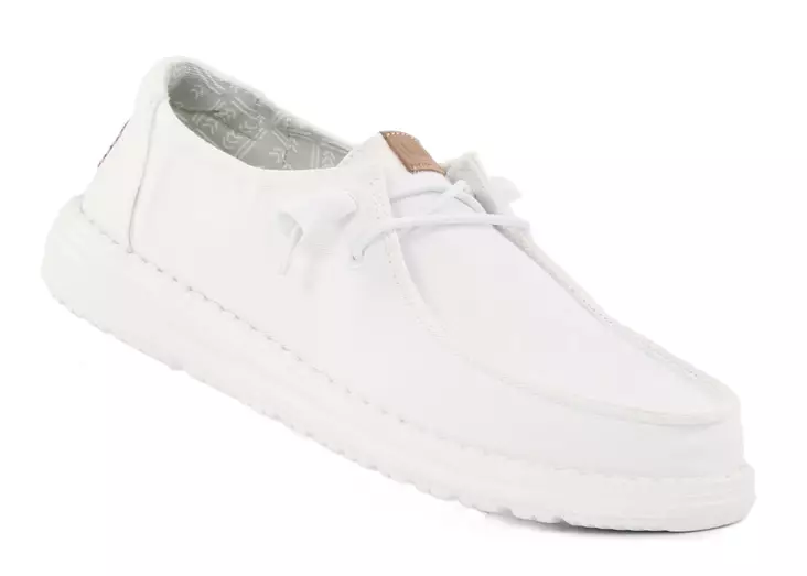 HEYDUDE Damen Schuhe Wendy Stretch Canvas Weiß - Damen walkingschuhe - 138421 - 1