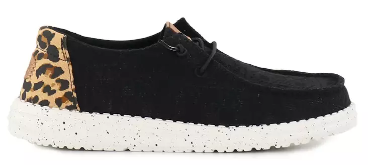 HEYDUDE Schuhe Wendy Wildcat Schwarz/Leopard - Damen walkingschuhe - 140871 - 1