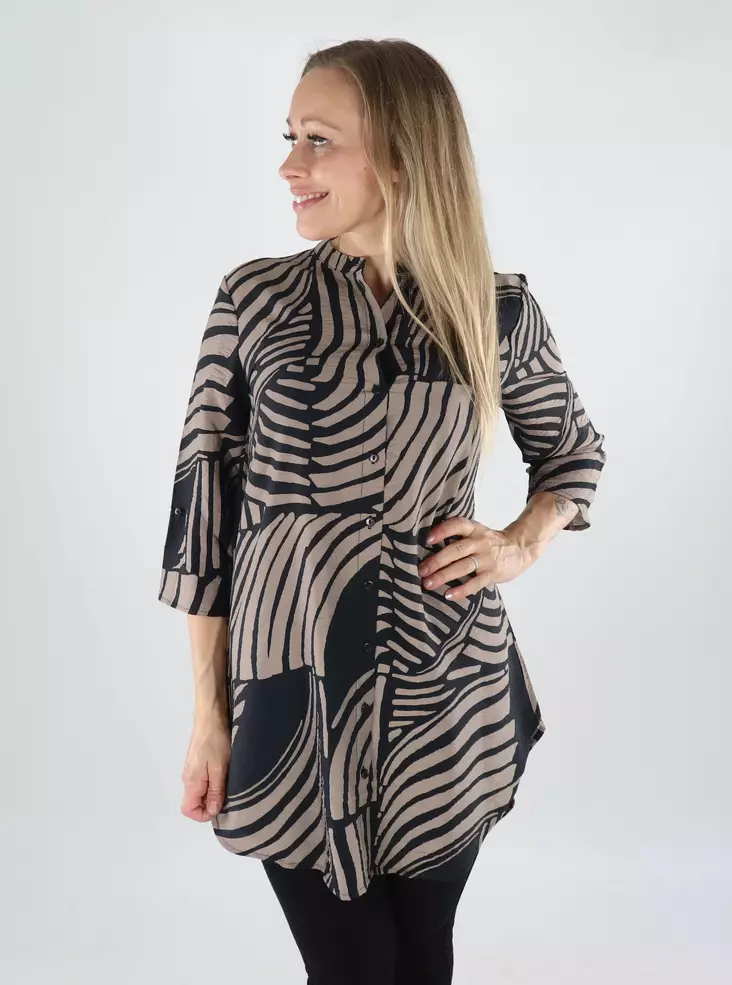 JDY Damenbluse Life Schwarz/04 25 - Damen Langarmshirts - 138891 - 1