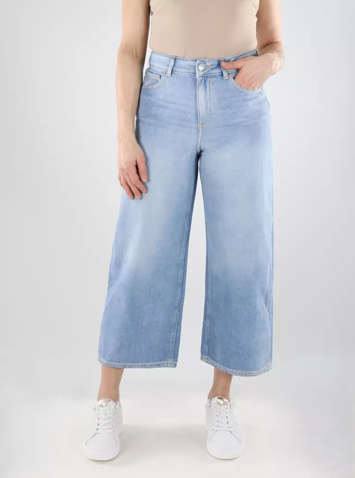 JJXX Damen Cropped Jeans JXSANTIAGO Wide Crop hellblaue Denim - Damen Jeans - 140321 - 1