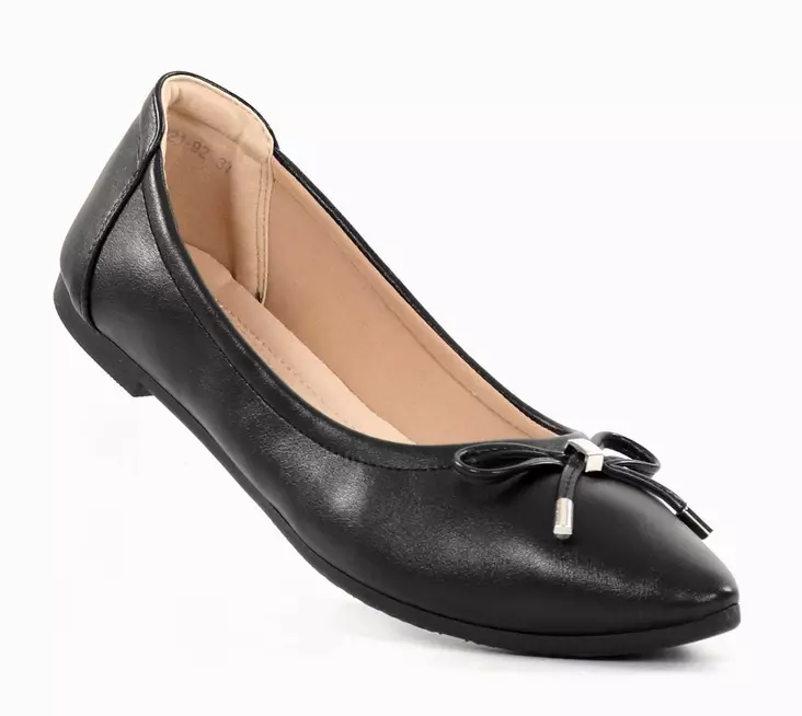 Migant Ballerinas mit Schleifendetail A921-92 schwarz - Ballerinas - 138171 - 1