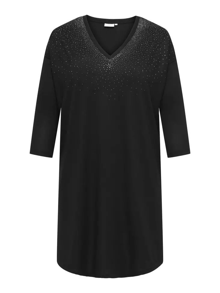 Only Carmakoma Plus-Size Strickkleid schwarz/grau - Kleider und Tuniken - 140011 - 1