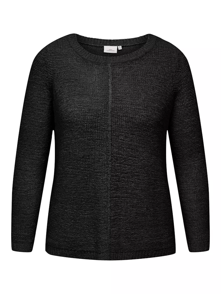 Only Carmakoma Plus-Size Pullover New Foxy Schwarz - Damenpullover - 137061 - 1
