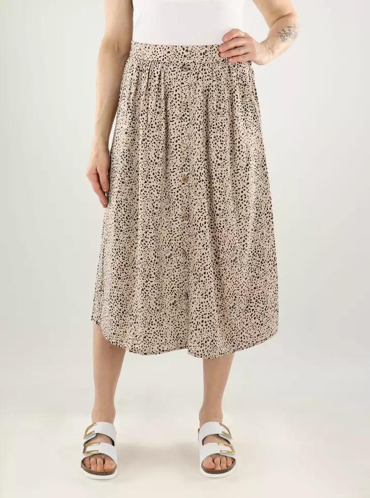 Nur Rock ONLMILANO lang silbermink/Leinen - Röcke - 140781 - 3