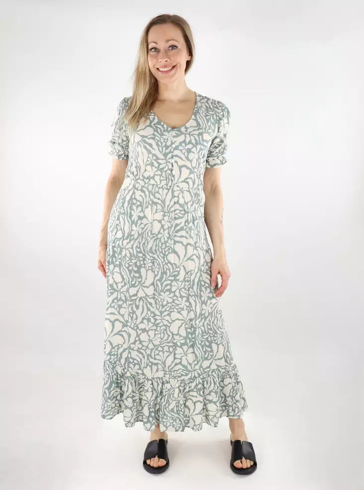 Only langes Kleid Lange Chinoise grün/narri - Kleider und Tuniken - 138731 - 1