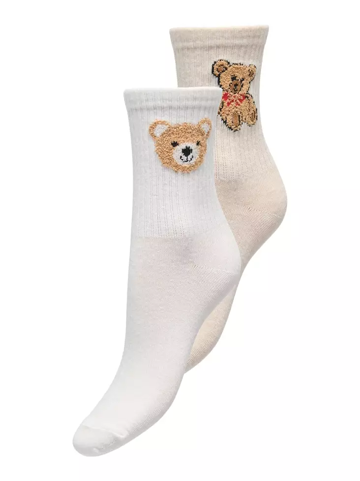 Only Socken Teddy Chenille 2er Pack - Damen Socken - 139791 - 1