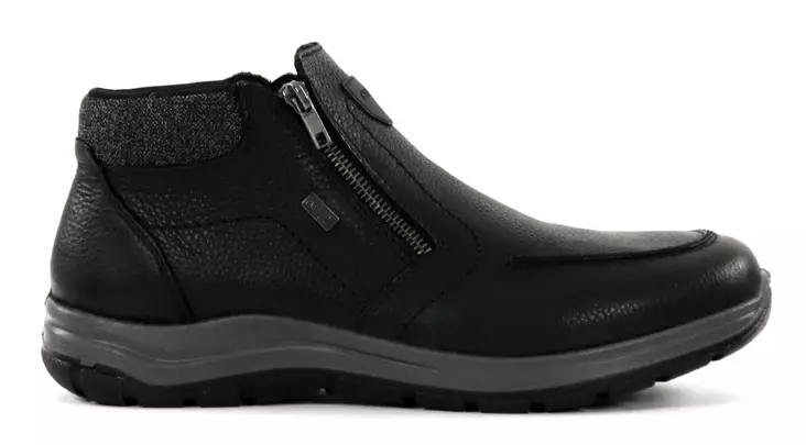 Rieker Herren Leder Stiefeletten 03660-00 schwarz - Herrenstiefel und -stiefeletten - 137401 - 1
