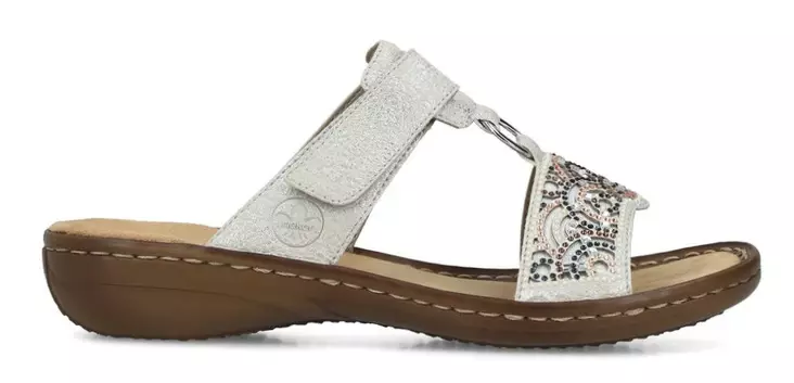 Rieker Damenmules 608K2-40 grau - Rieker Hausschuhe - 140661 - 1