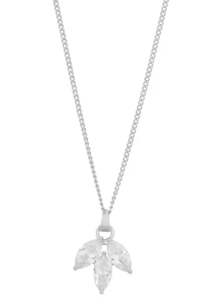 Snö of Sweden Halskette Eira dreifach Silber/Klar - Halsketten - 140021 - 1