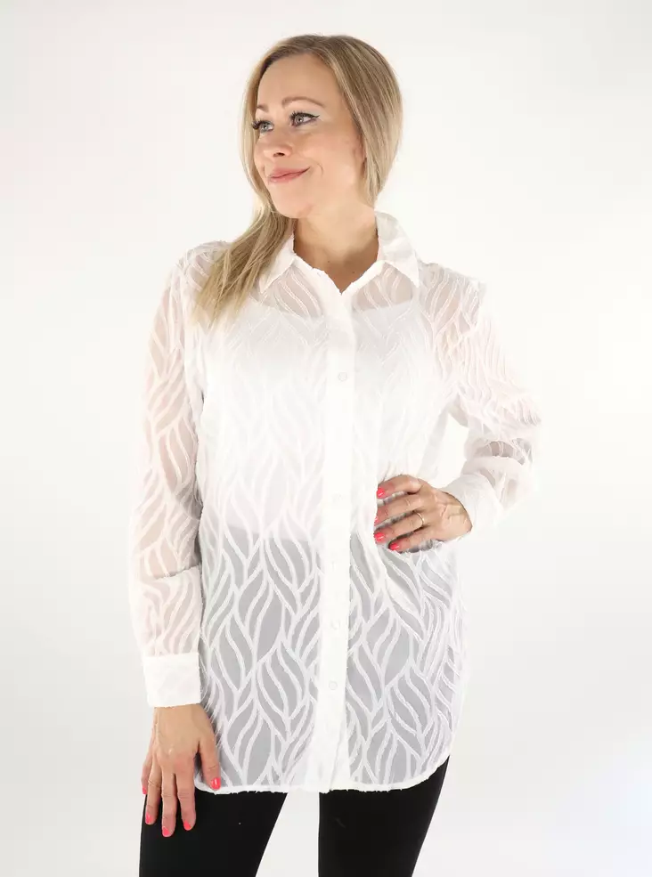 Vero Moda Damenbluse Oversize schneeweiß - Damenblusen und -hemden - 136831 - 1