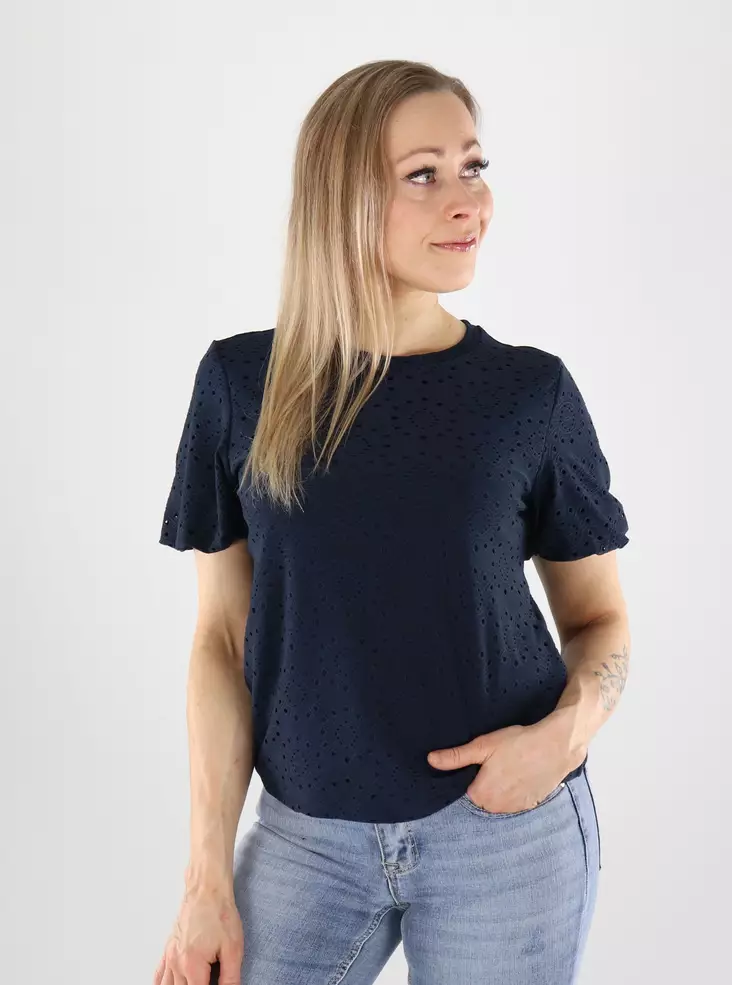 Vero Moda T-Shirt Navy Blazer - Damen T-Shirts - 140991 - 1