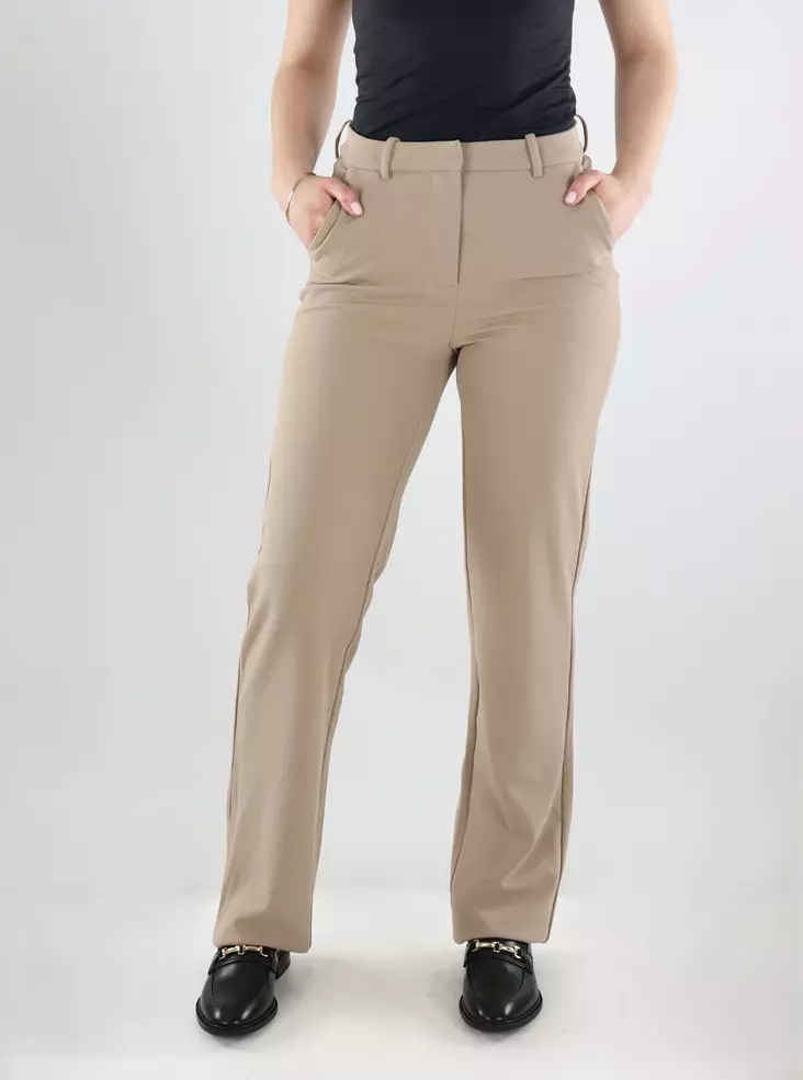 Vero Moda Damen Gerade Hosen MW Silbermink - Damenhosen - 140091 - 1