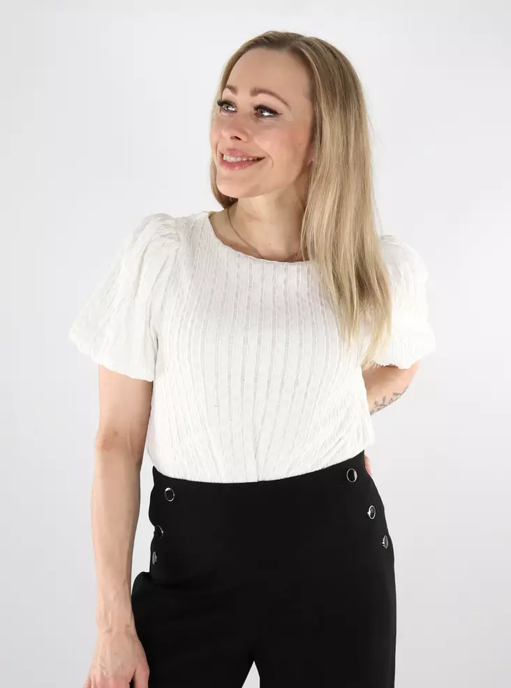 Vero Moda Damen T-Shirt Schneeweiß - Damen T-Shirts - 137871 - 1