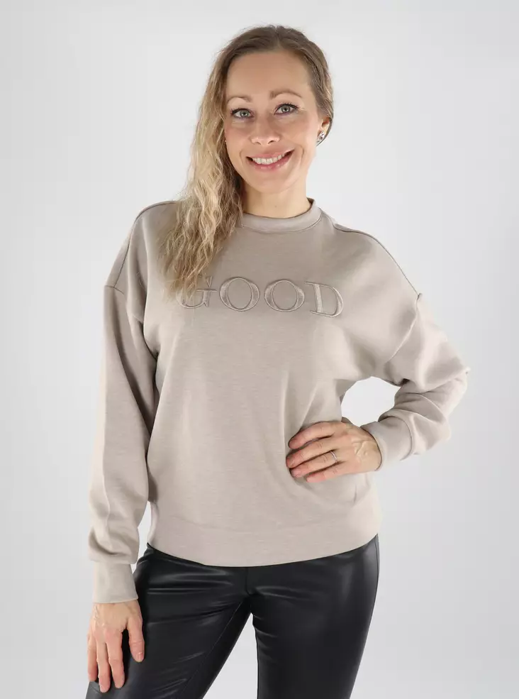 Vila Damen Sweatshirt VIREFLECT Detail natur/gut - Damen Hoodies und Sweatshirts - 139561 - 1