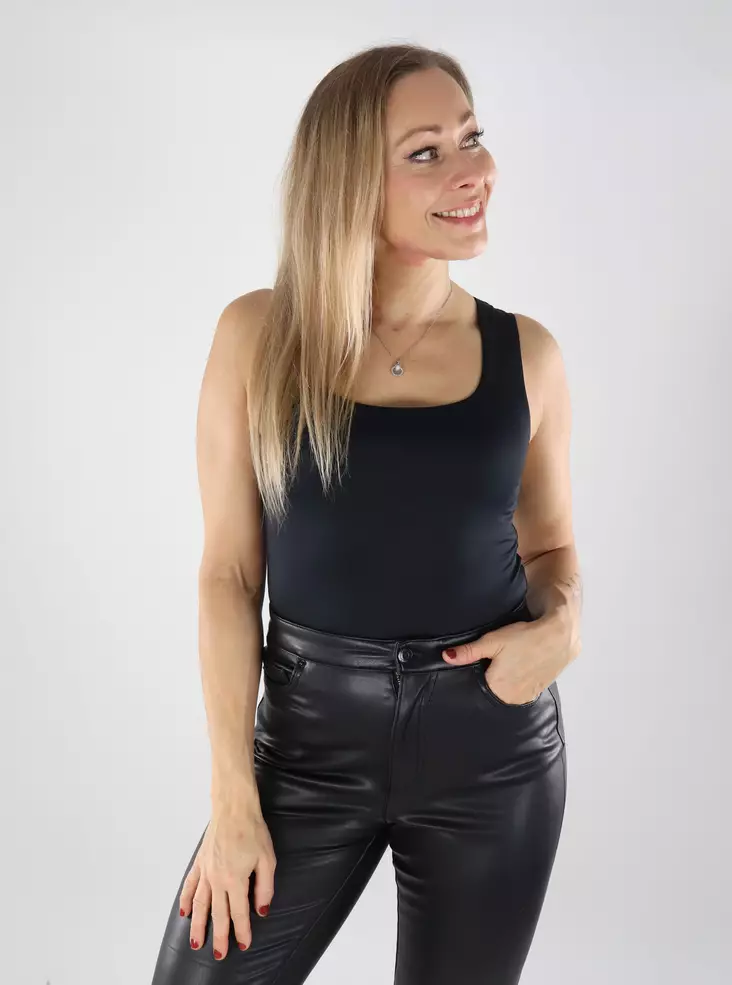 Vila Damen-Topp U-Ausschnitt Schwarz - Damen Tops - 139331 - 1