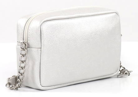 Nabo Schultertasche L2339 Silber - Handtaschen - 133502 - 2