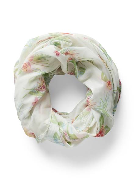Pieces Röhren-Schal leicht / Blumenmuster - Damen Schals - 135672 - 1