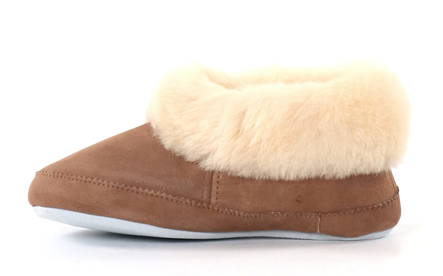 Shepherd Emmy Damen Wildlederschuhe braun - Damen Hausschuhe - 134412 - 2