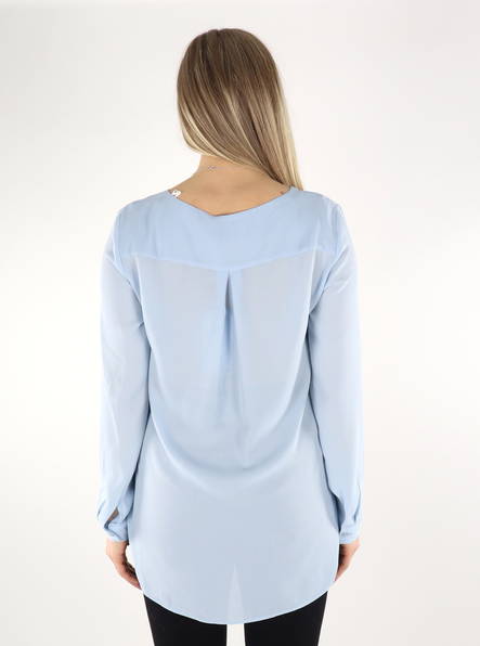 Vila Damenbluse Kentucky Blau - Damenblusen und -hemden - 135032 - 2