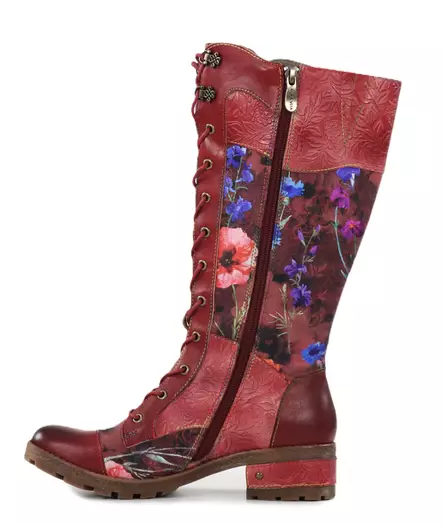 Laura Vita Damen Stiefeletten Cocrailo 63 granat - Damen Stiefeletten - 139652 - 2