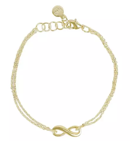 Snö of Sweden Armband Everly Doppelkette Gold - Armbänder - 141592 - 1