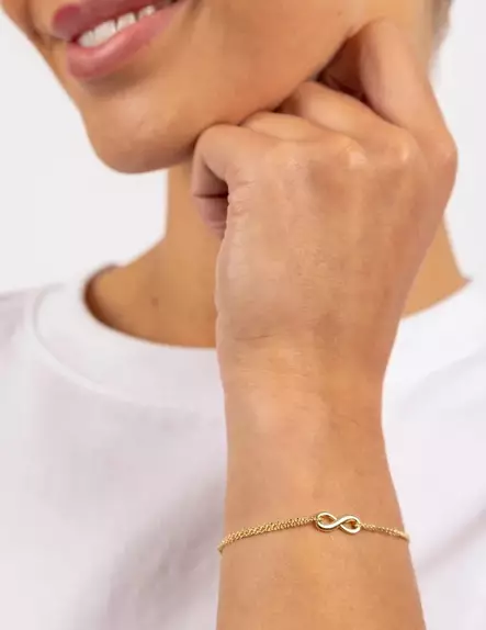 Snö of Sweden Armband Everly Doppelkette Gold - Armbänder - 141592 - 2