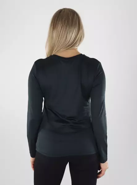 Only Play Shirt ONPCORE ON LS REG TEE schwarz/melange - Damen Sportshirts - 141872 - 2