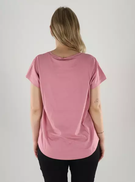 Only Play T-Shirt ONPAUB-SAVE ON LOOSE Lila/v.Deco ro - Damen Sport T-Shirts - 141312 - 2