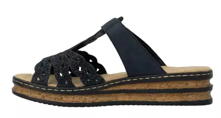 Rieker Mules 62986-14 dunkelblau - Rieker Hausschuhe - 140592 - 2