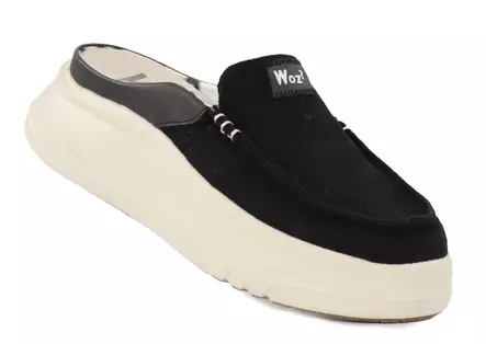 Woz? Damenmules Jane-Lofty Pizzo Schwarz - Damen walkingschuhe - 138552 - 1