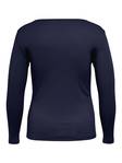 Only Carmakoma Shirt mit Spitze - Damen Langarmshirts - 132012 - 4