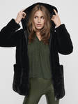 Only Jacke aus Kunstfell, schwarz - Leichte Damenjacken - 129632 - 2