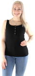 Pieces Damen Ripp-Top Kitte Tank, schwarz, weiß - Damentops - 126282 - 1