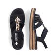 Rieker Damen Sandalen 62949-00 schwarz - Rieker Sandalen - 135822 - 3