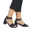 Rieker Damen Sandalen 64750-00 Schwarz - Rieker Sandalen - 135532 - 5